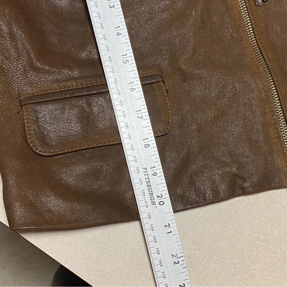 El Bomero Jacket Women’s Size Large Brown Suede Leather Motto Jacket Vintage - Picture 17 of 17